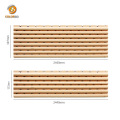 MDF Board Sound Proofing Material Perforation Wooden Timber Acoustic Wall Panels